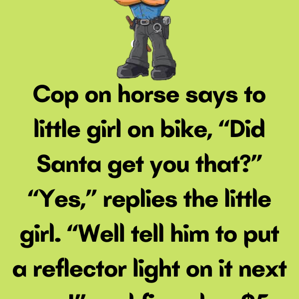 Cop on horse says to little girl - Mr-Jokes